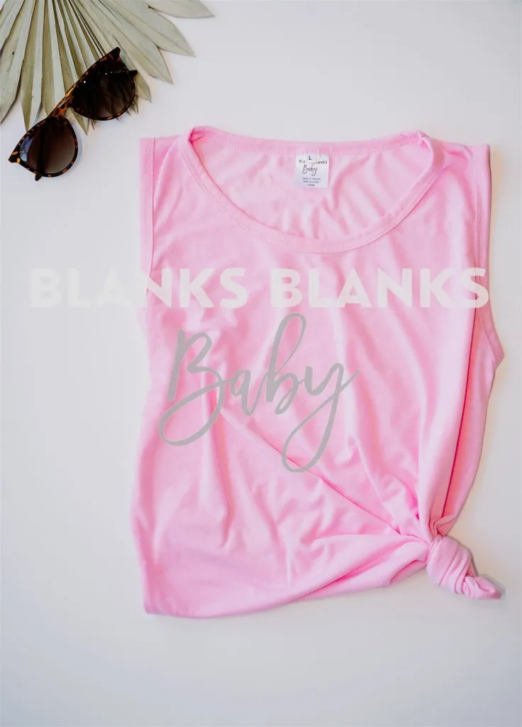 100% Polyester Toddler Muscle Tanks - IN STOCK