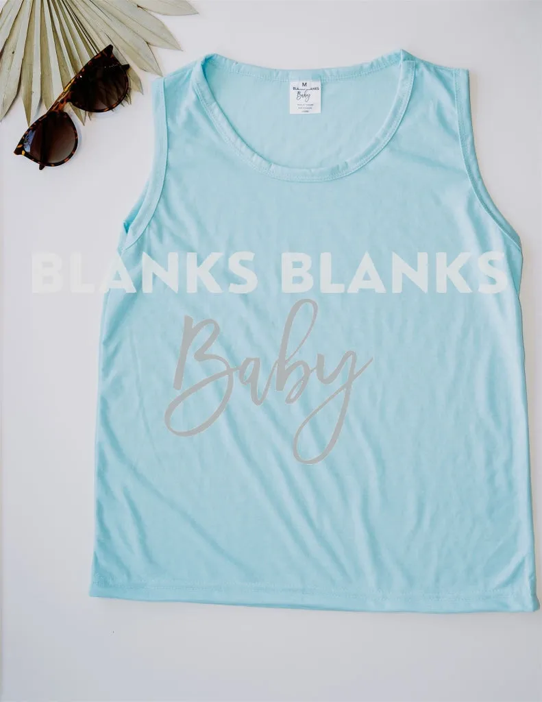 100% Polyester Toddler Muscle Tanks - IN STOCK