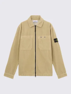 11604 Corduroy 800 Overshirt with Zip Fastening