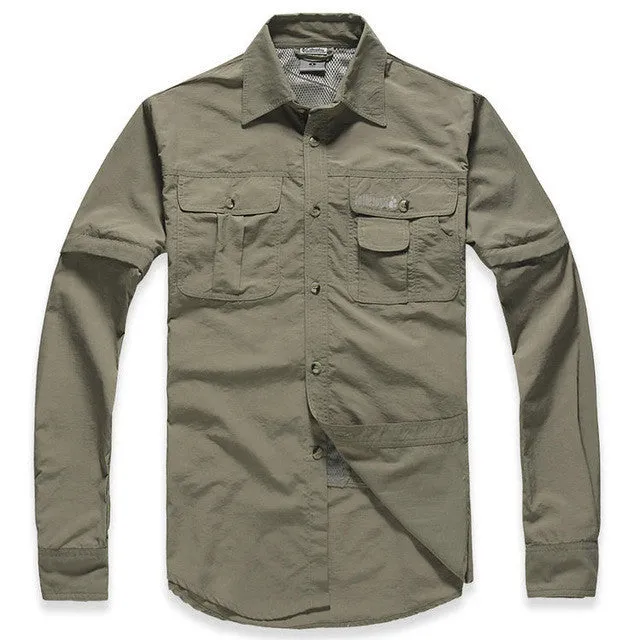 2017 Hot Sale New Arrival Quick-Dry Outwear Men Casual Shirts.