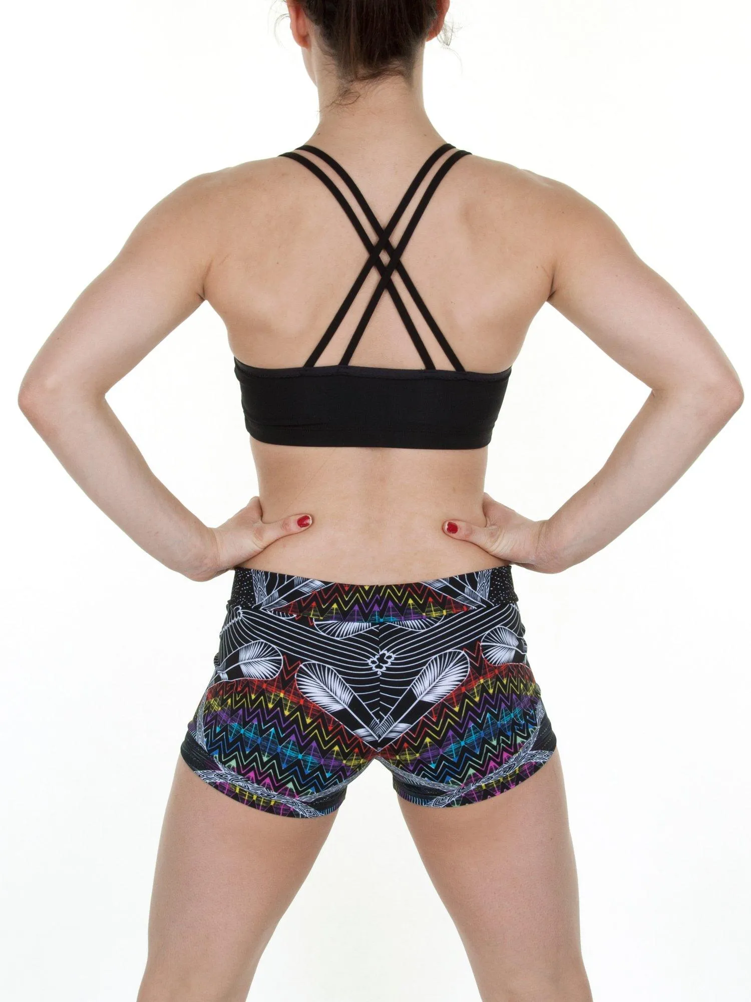 3247 // Cropped Tops and Gym Shorts