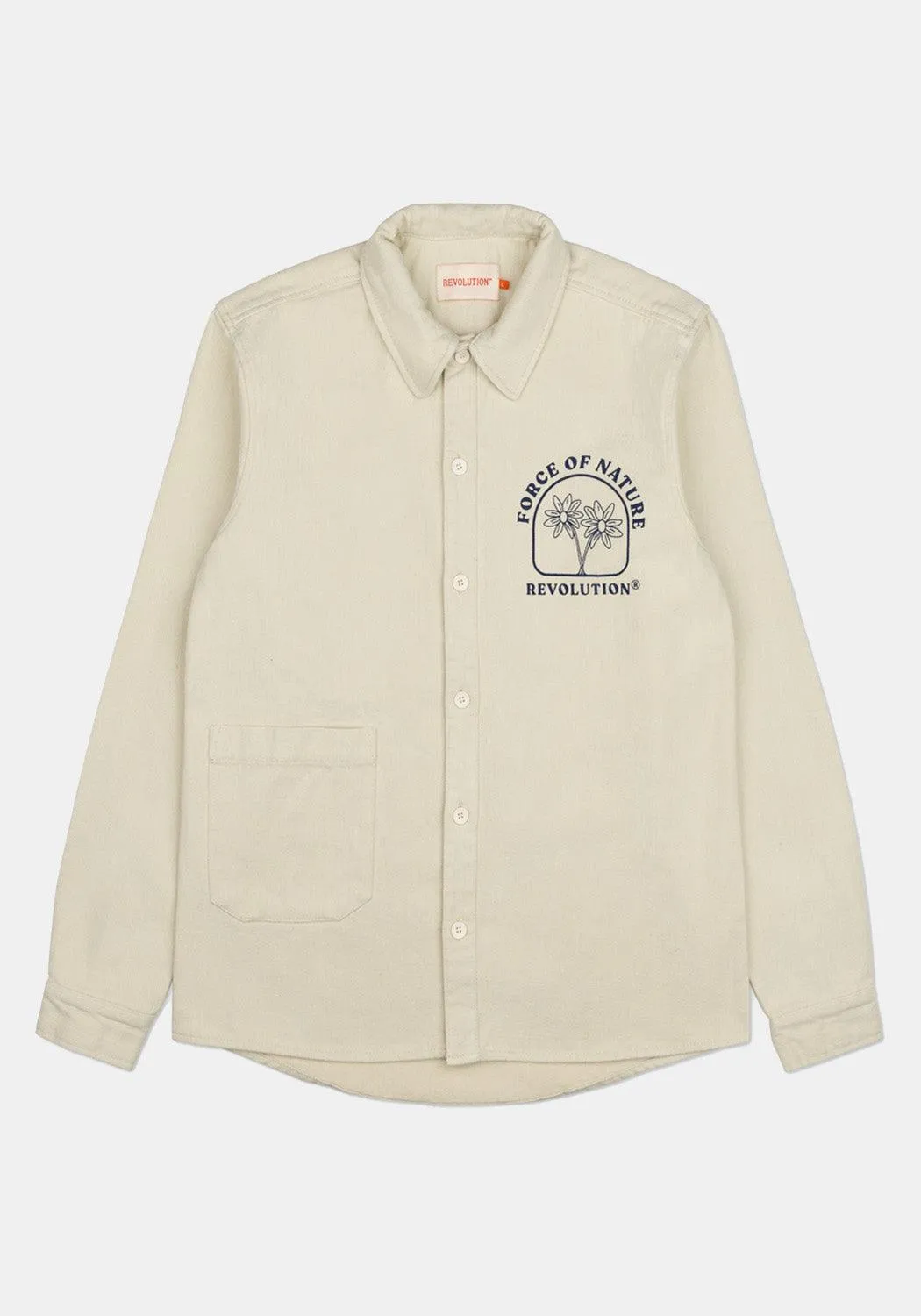 3904 Casual Overshirt - Offwhite