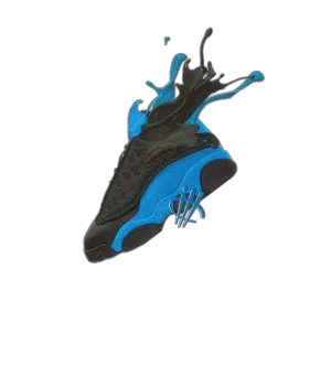 Air Jordan 13 “Black UNC” Carolina Blue T-Shirt (SPLASH UNC)