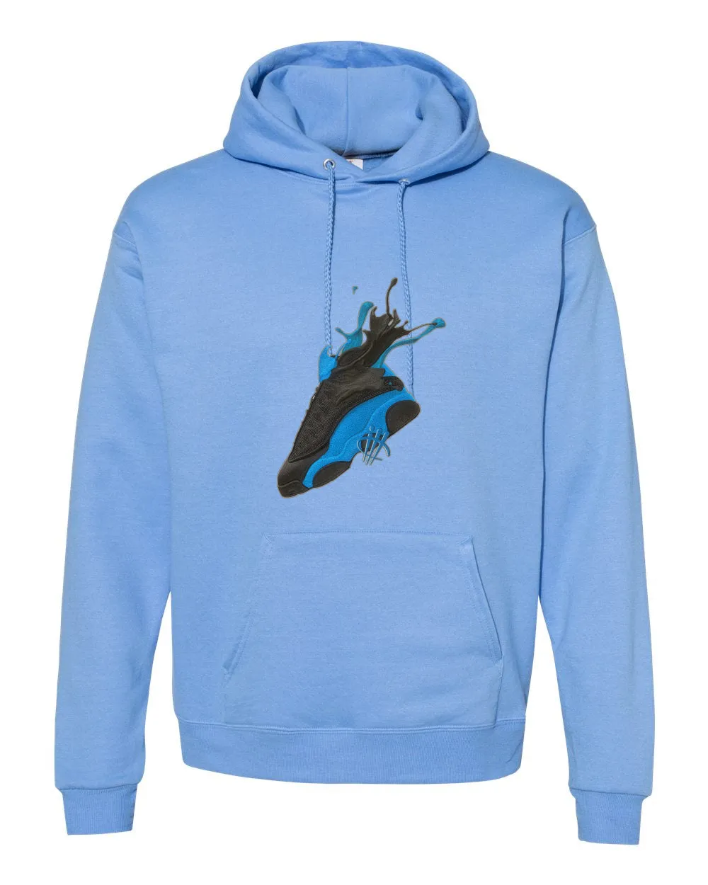 Air Jordan 13 “Black UNC” Carolina Blue T-Shirt (SPLASH UNC)