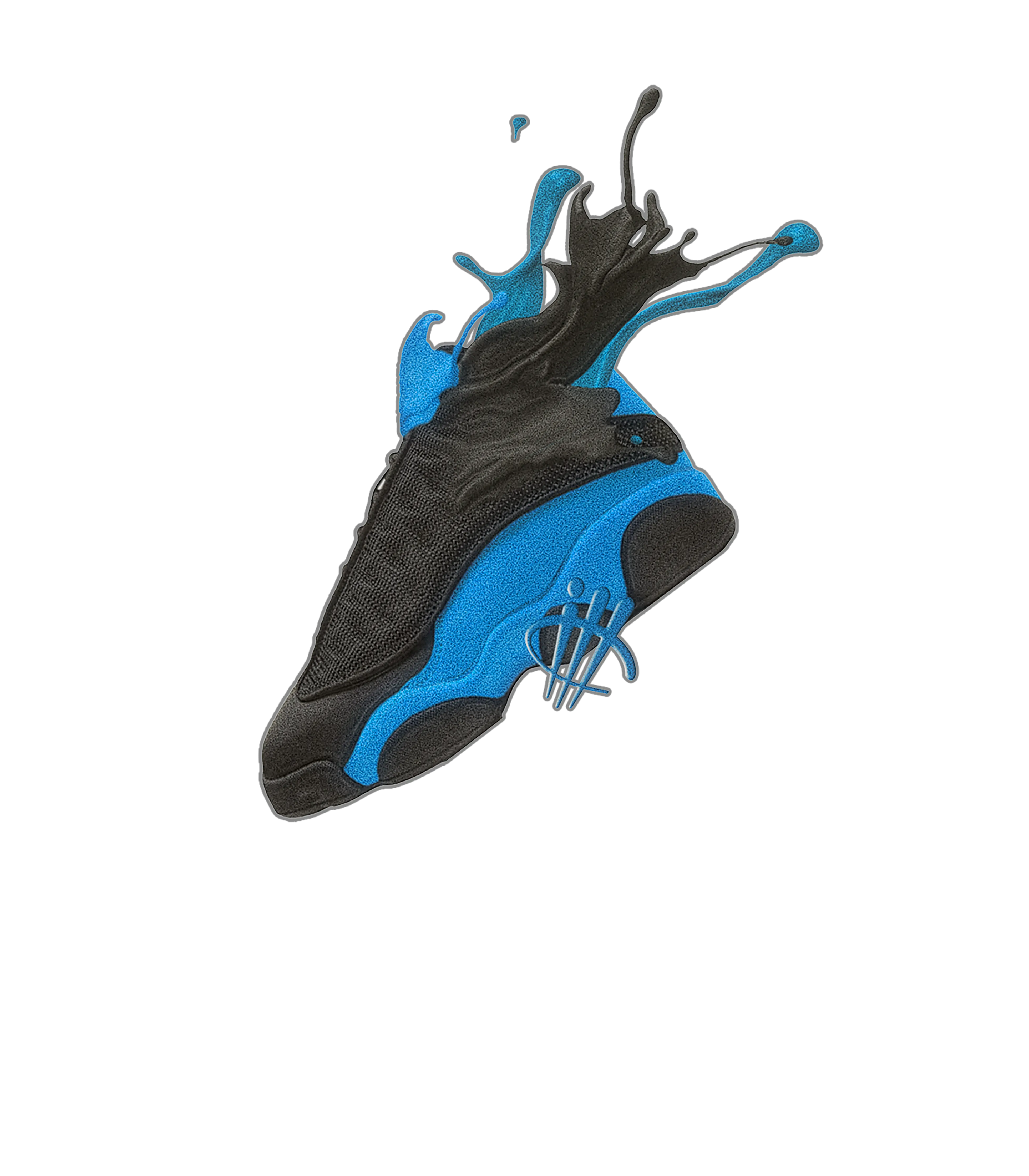 Air Jordan 13 “Black UNC” Carolina Blue T-Shirt (SPLASH UNC)