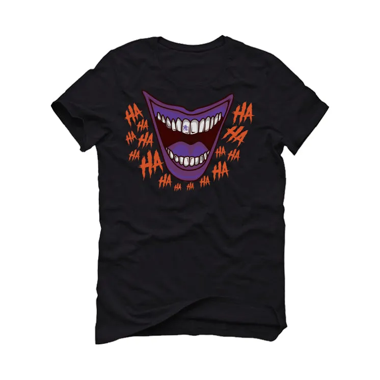 Air Jordan 4 “Canyon Purple” Black T-Shirt (Joker Smile)