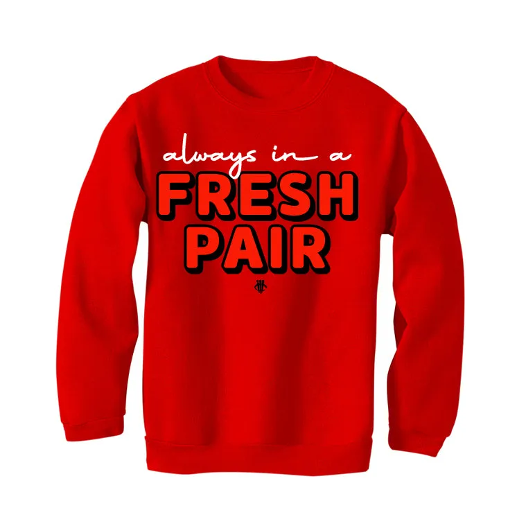 Air Jordan 9 “Fire Red” Red T-Shirt (fresh pair)