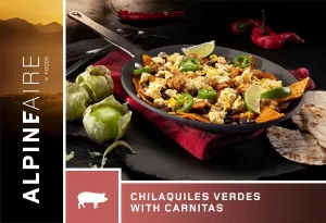 AlpineAire Chilaquiles Verdes w/Carnitas Freeze Dried Camping Food Pouch 60620