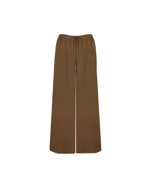 ANDIE SATIN PANT BRONZE