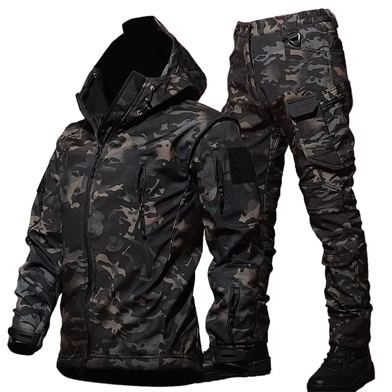 ARMY FORCE Men's Camo Ski Suit (Jacket Pants)