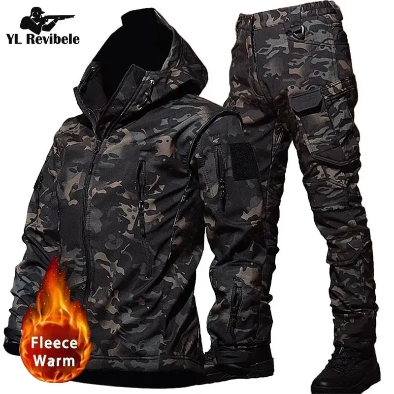 ARMY FORCE Men's Camo Ski Suit (Jacket Pants)