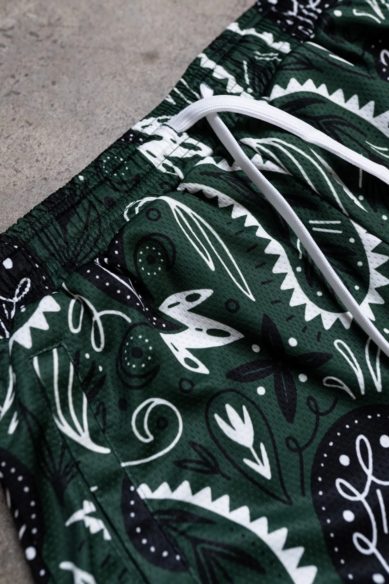 Bandana Mesh Training Short (5" Inseam) - Hunter
