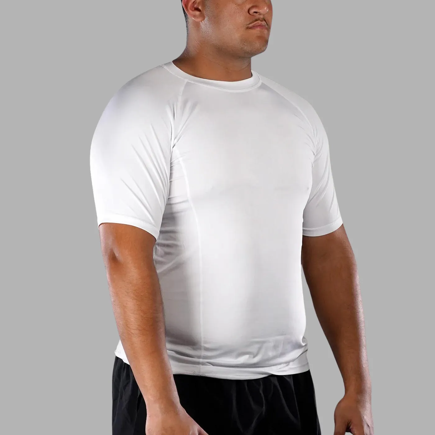 Basic White Quick Dry Shirt - Big