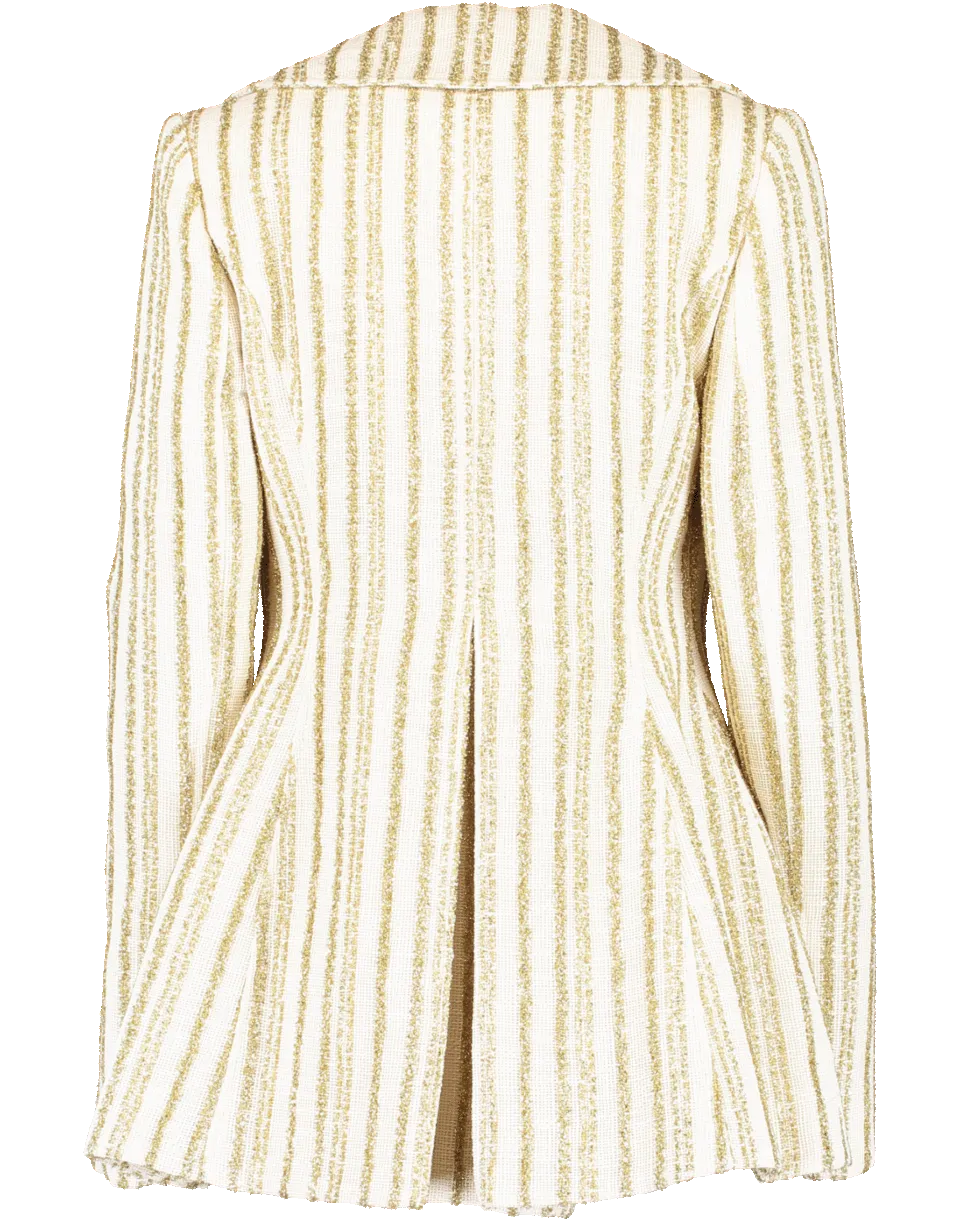 Blaze Your Saddles Striped Blazer
