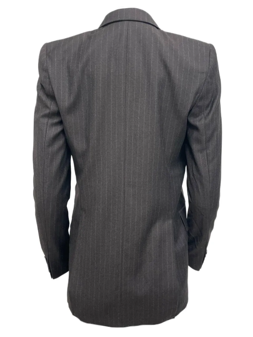 BLK DNM Women's Brown Striped Wool Blazer 6 Size US 4 NWT