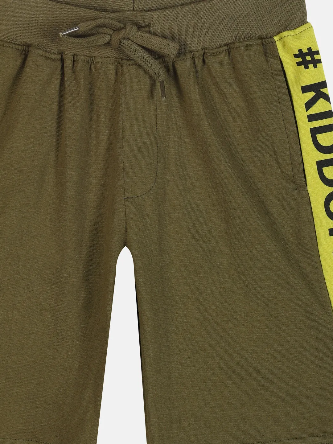 Boys Cut & Sew Knee Length Shorts