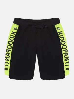 Boys Cut & Sew Knee Length Shorts