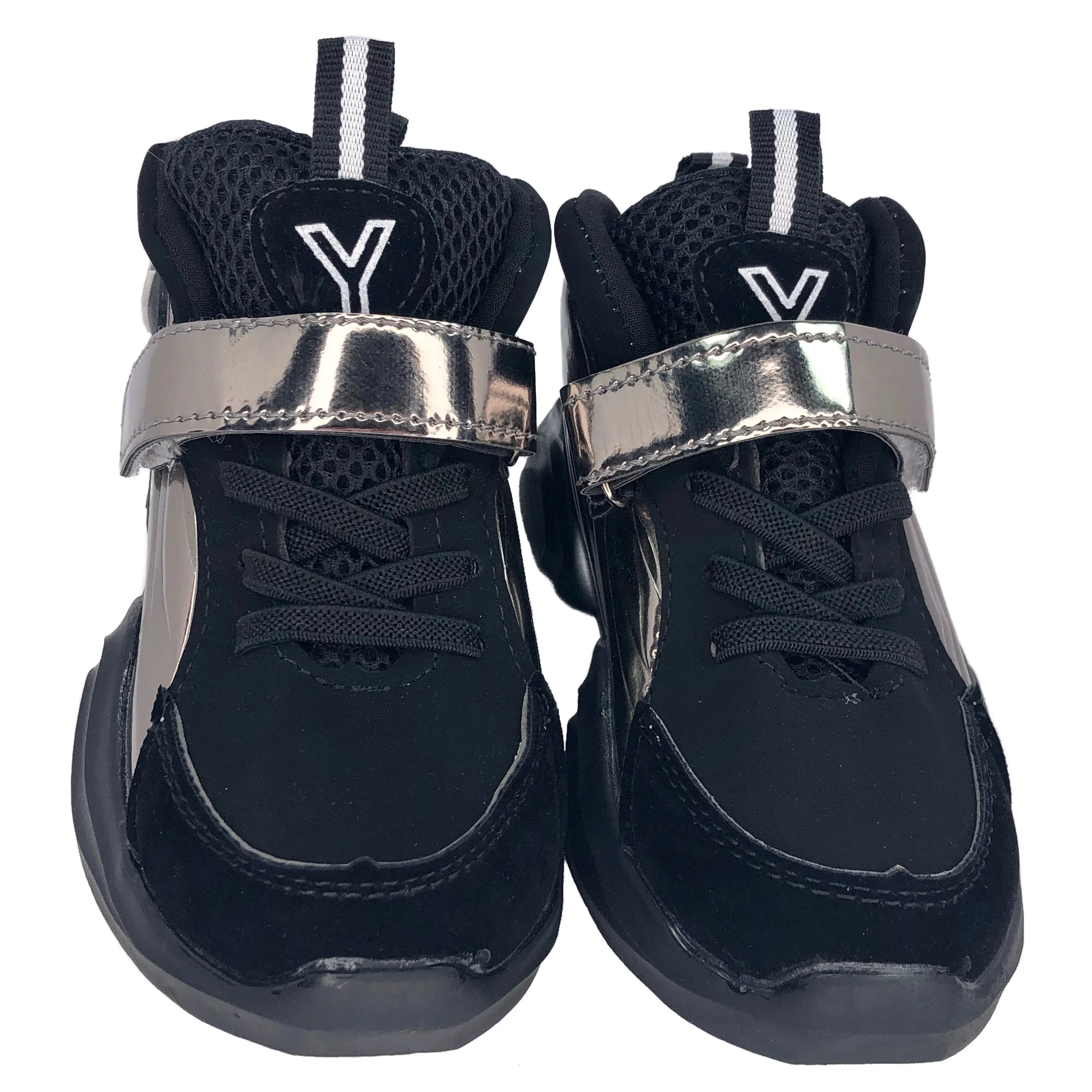 Boys High Top Sneakers. Brown
