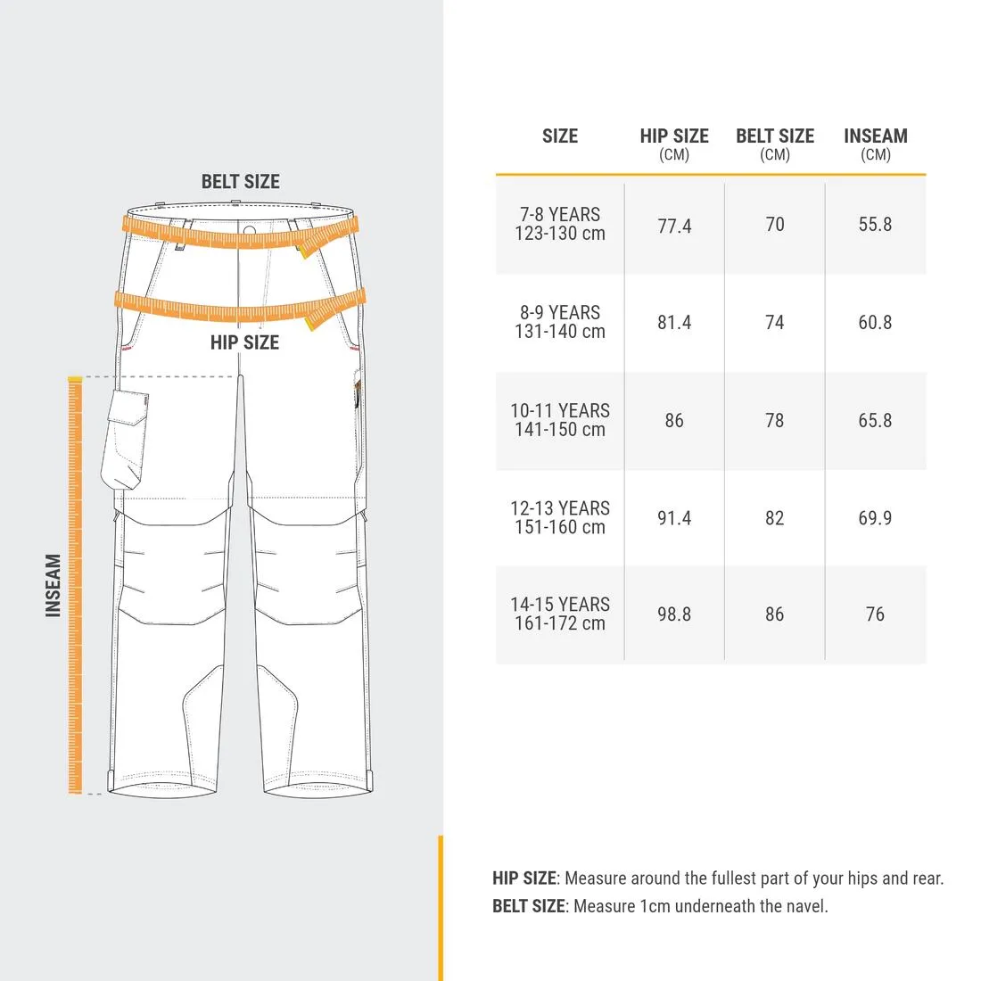 Boy's Hiking Pants 2 in 1 Convertible - MH 550