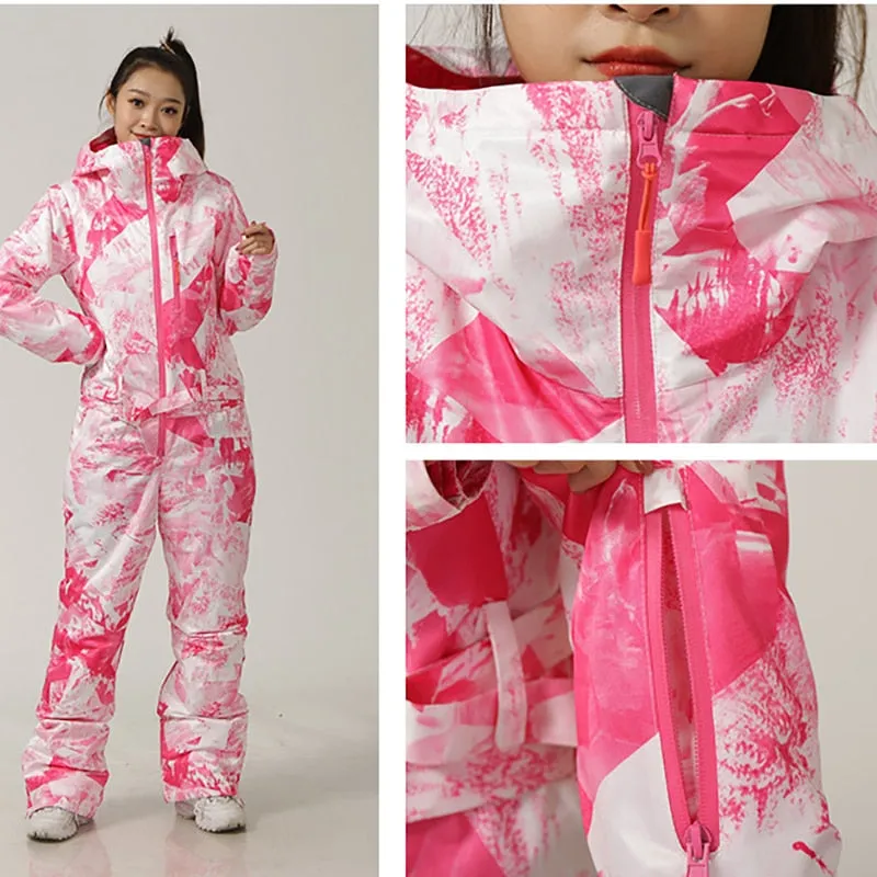 Breathable Waterproof Ski Suit Women's