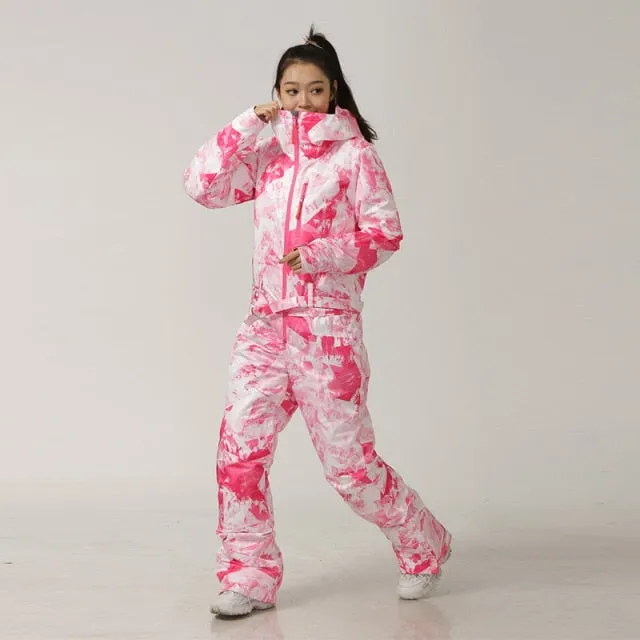 Breathable Waterproof Ski Suit Women's