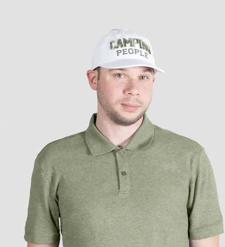 Camping People - White Adjustable Hat