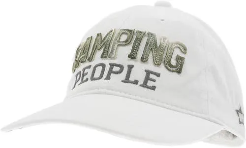 Camping People - White Adjustable Hat