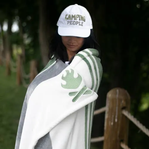 Camping People - White Adjustable Hat