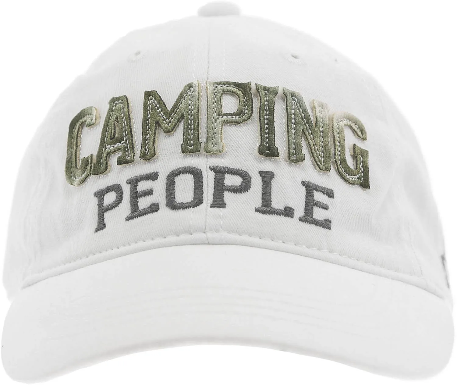 Camping People - White Adjustable Hat