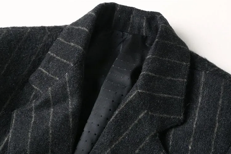 Casual Men's Striped Blazer