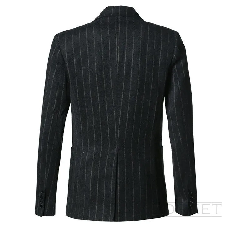Casual Men's Striped Blazer
