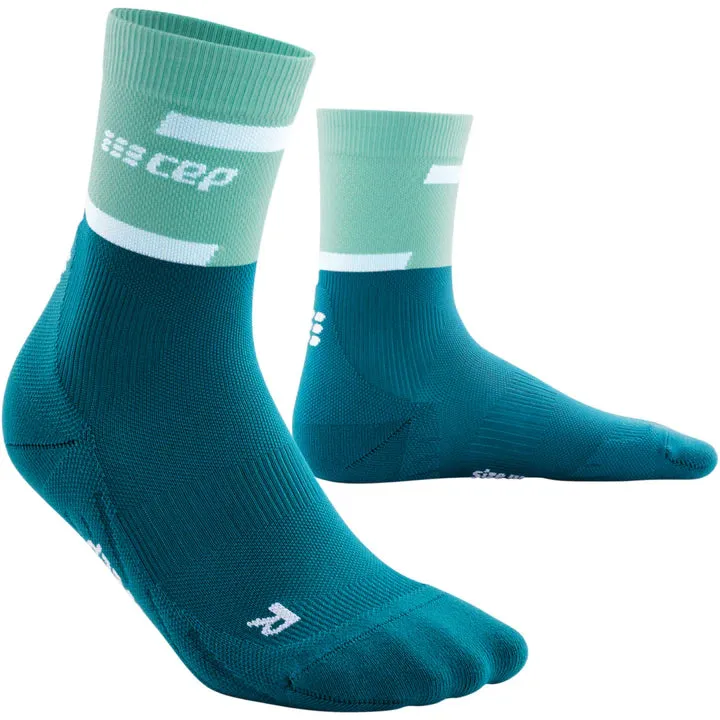 CEP | The Run Compression Socks 4.0 Mid-Cut | Men's | Ocean/Petrol
