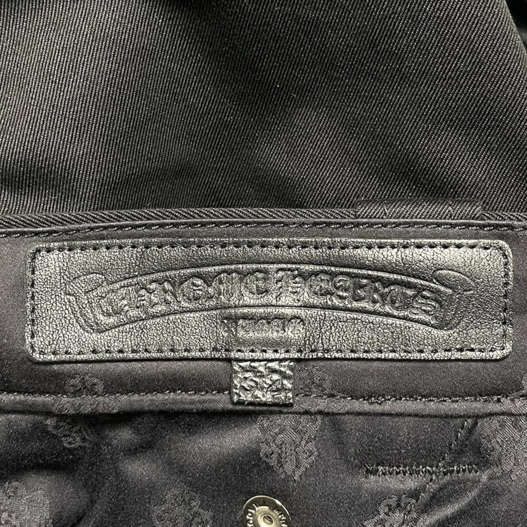Chrome Hearts Double Knee Carpenter Shorts Black Pre-Owned