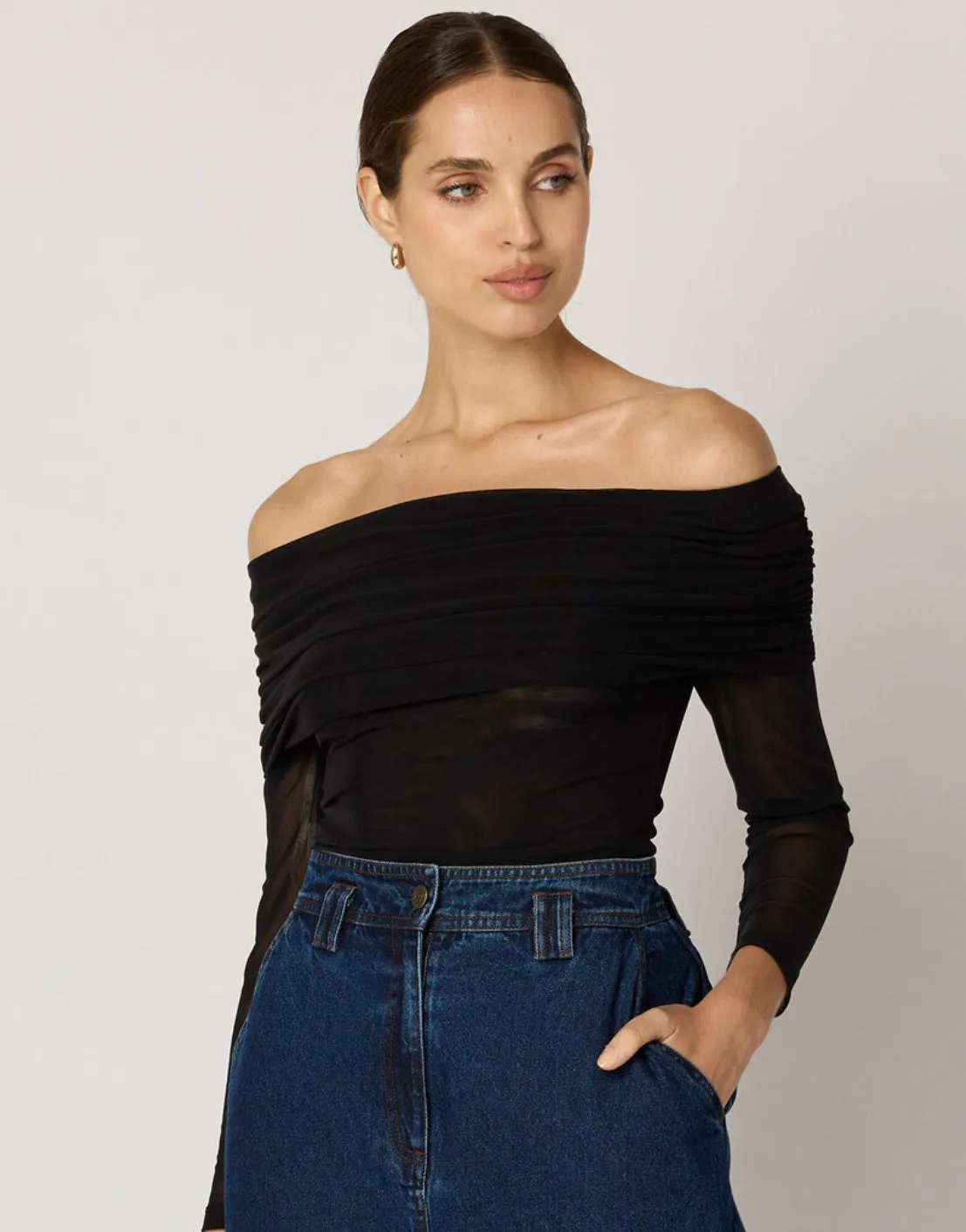 Cleobella Penelope Top In Black