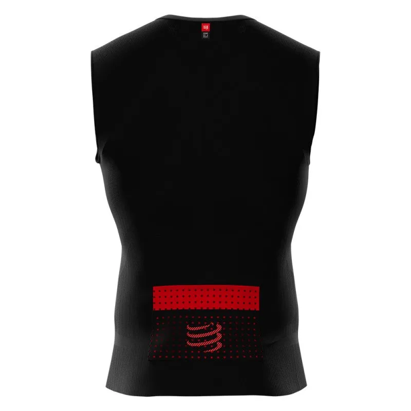 Compressport Unisex's Trail Running Postural Tank Top - Black