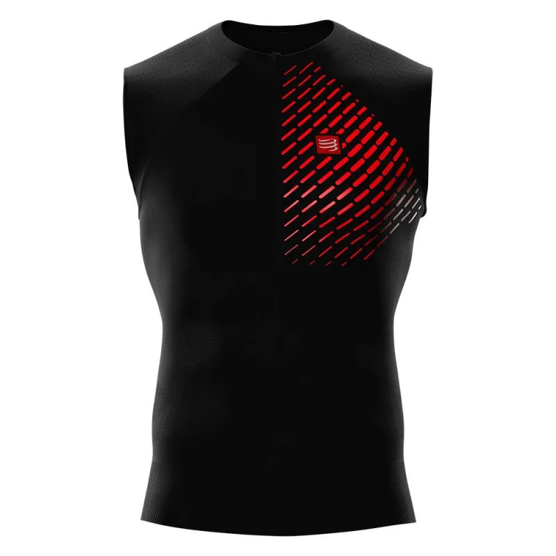 Compressport Unisex's Trail Running Postural Tank Top - Black