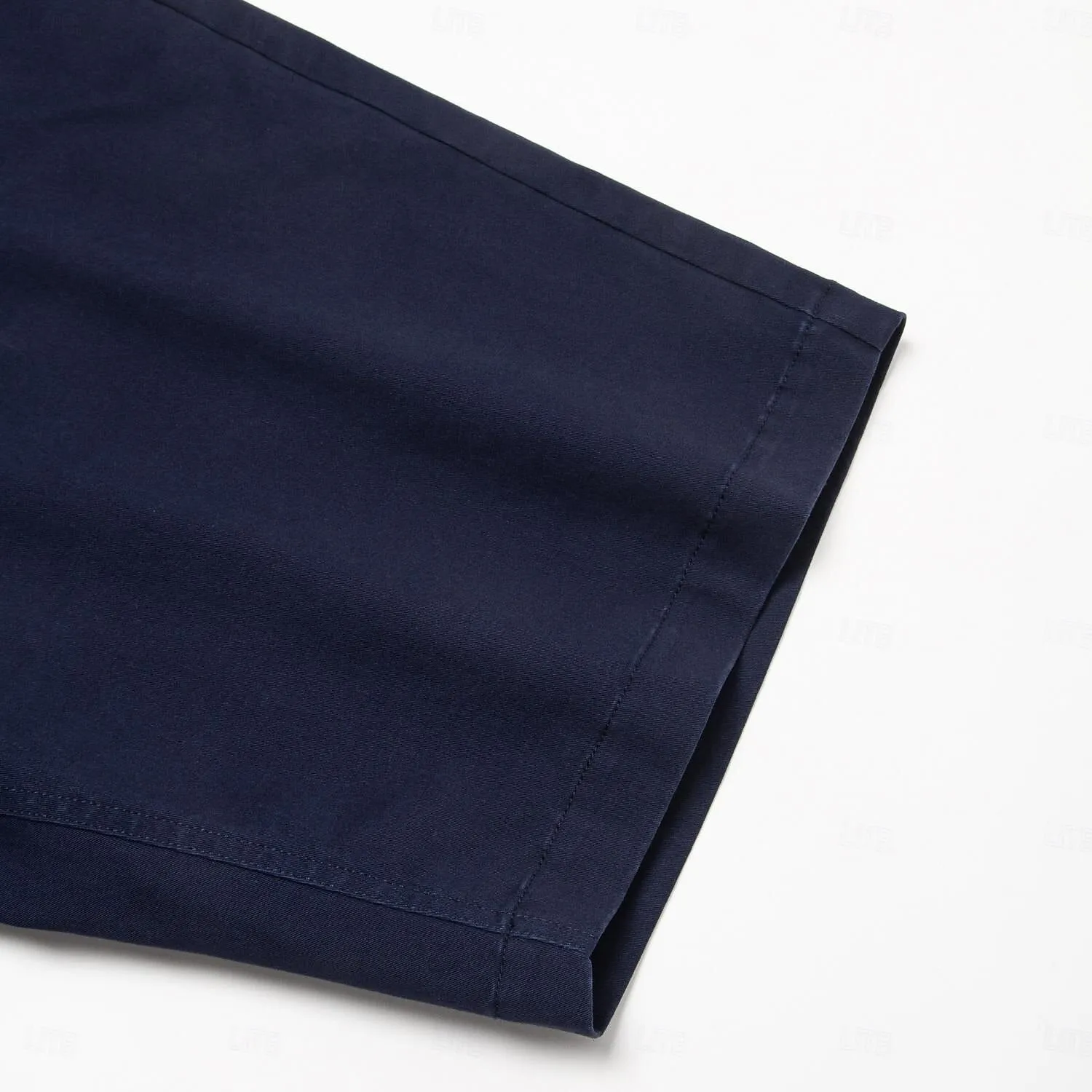Cotton Side Pockets Knee Length Casual Shorts