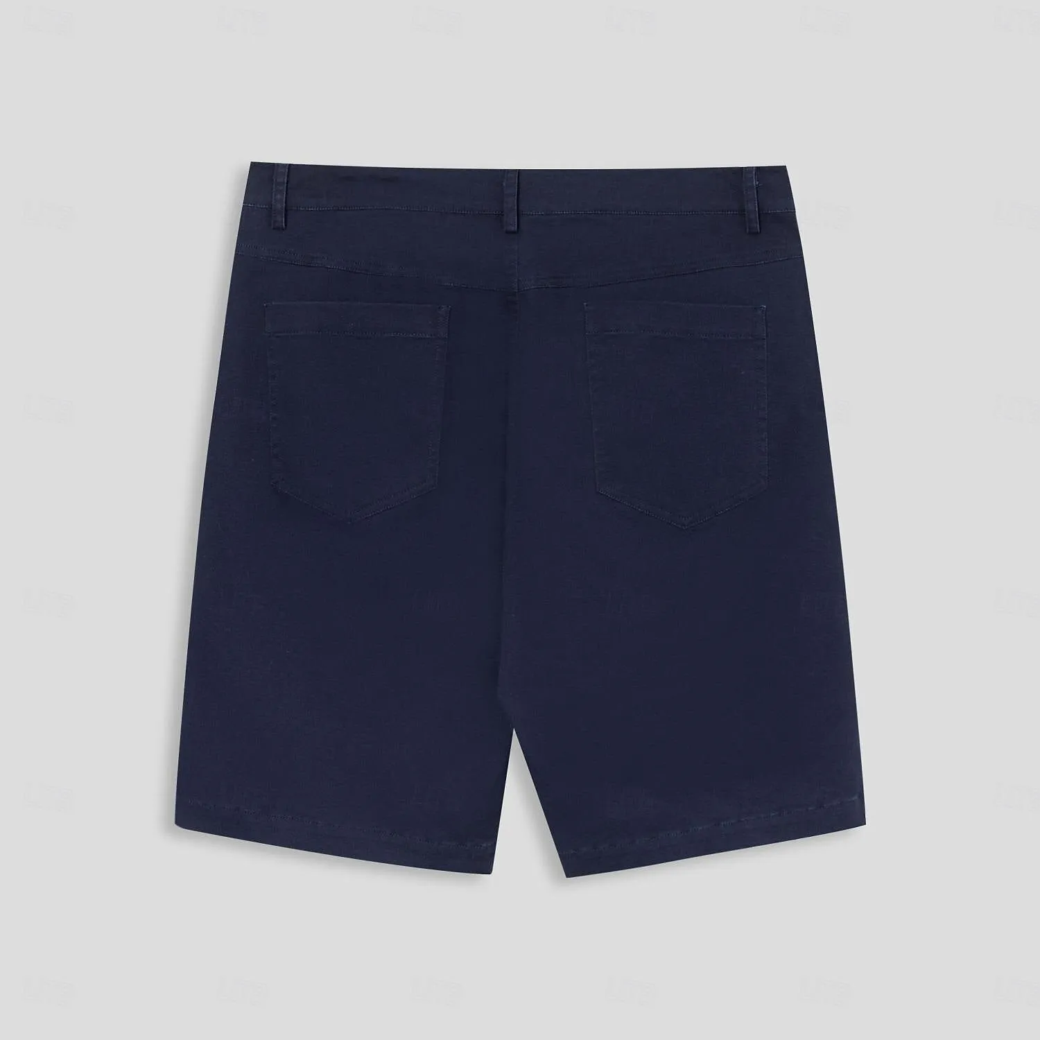 Cotton Side Pockets Knee Length Casual Shorts