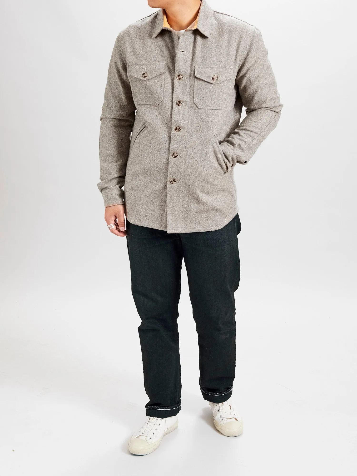 Crissman Overshirt in Oatmeal