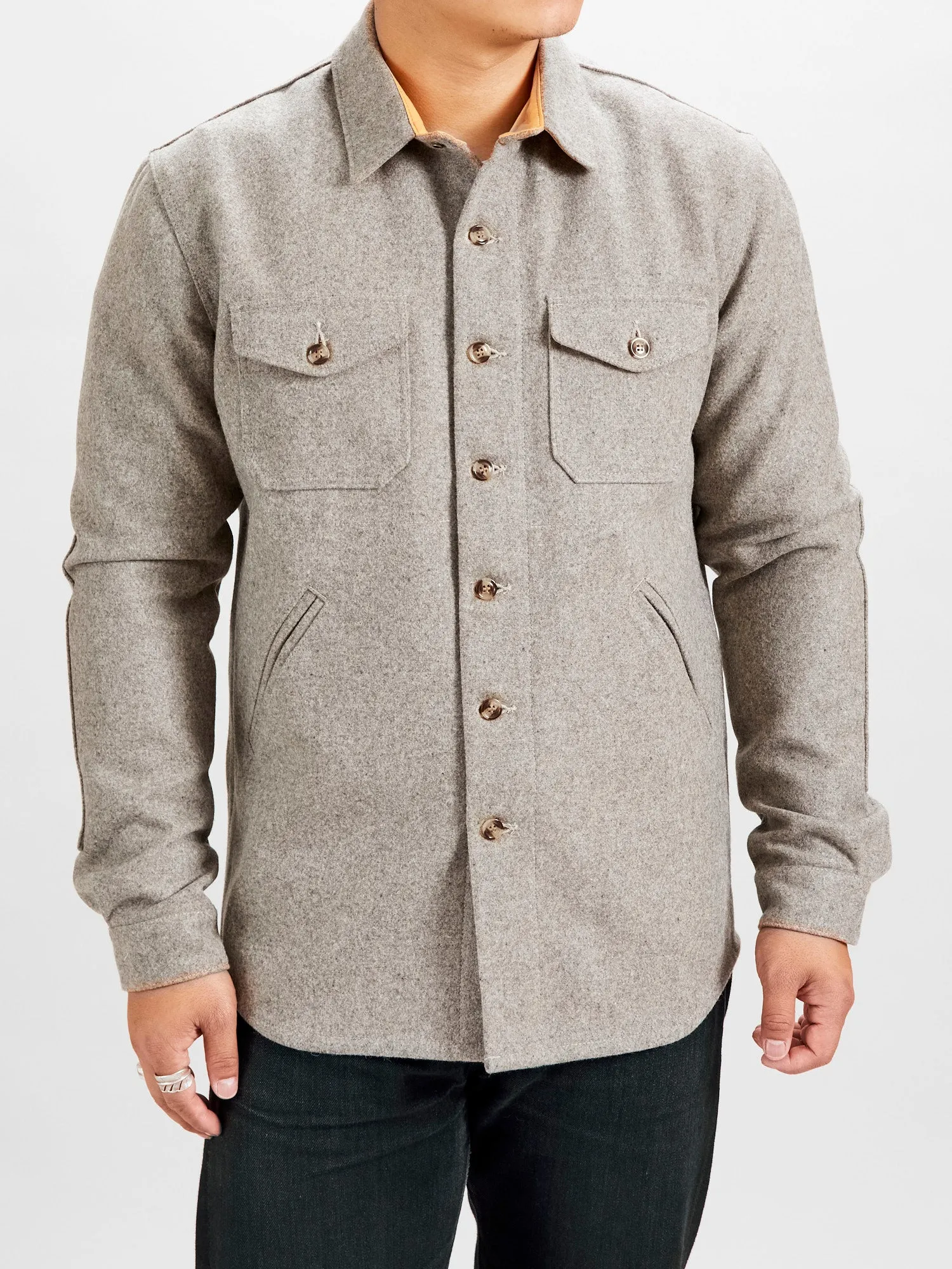 Crissman Overshirt in Oatmeal