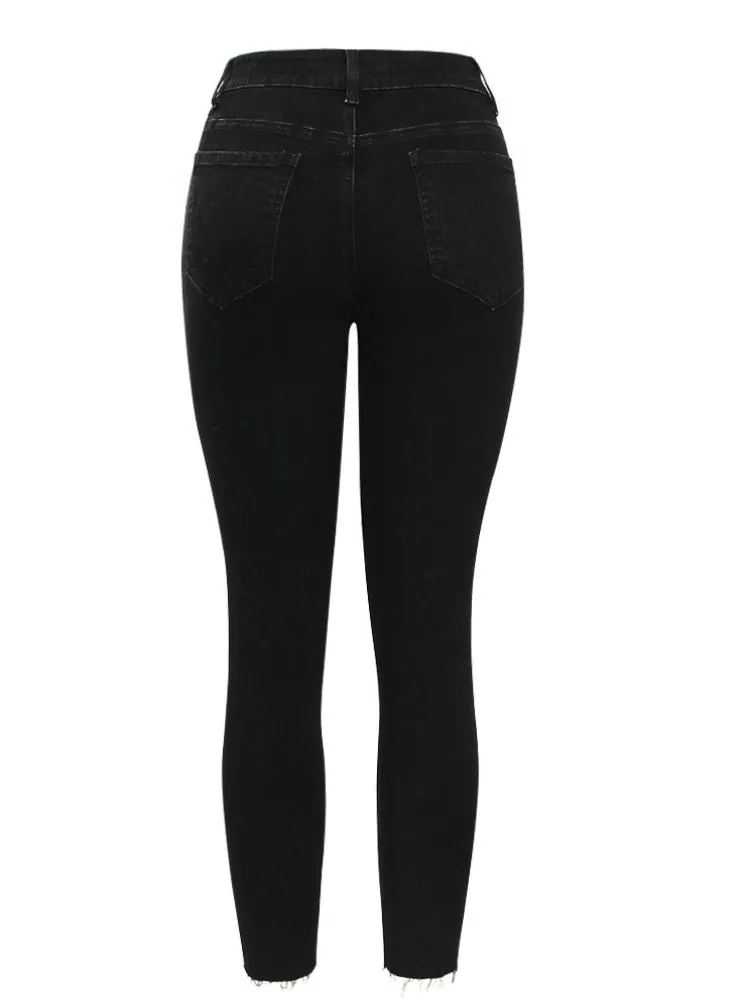 Denim Pants Trousers For Woman Pencil Skinny