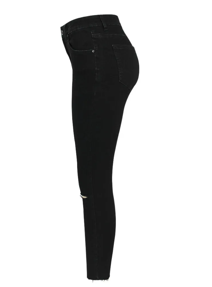 Denim Pants Trousers For Woman Pencil Skinny