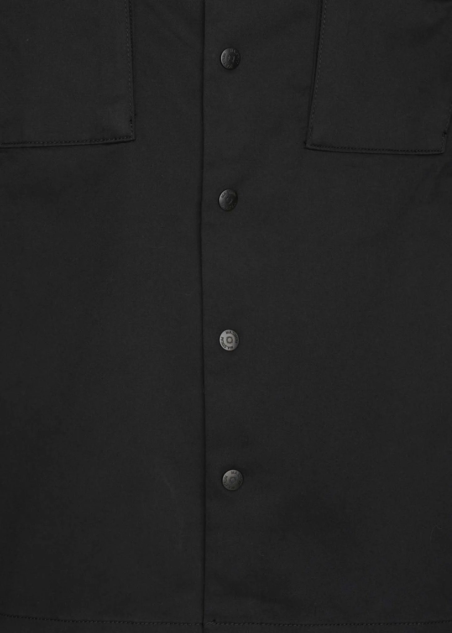 DH two pocket overshirt - jet black