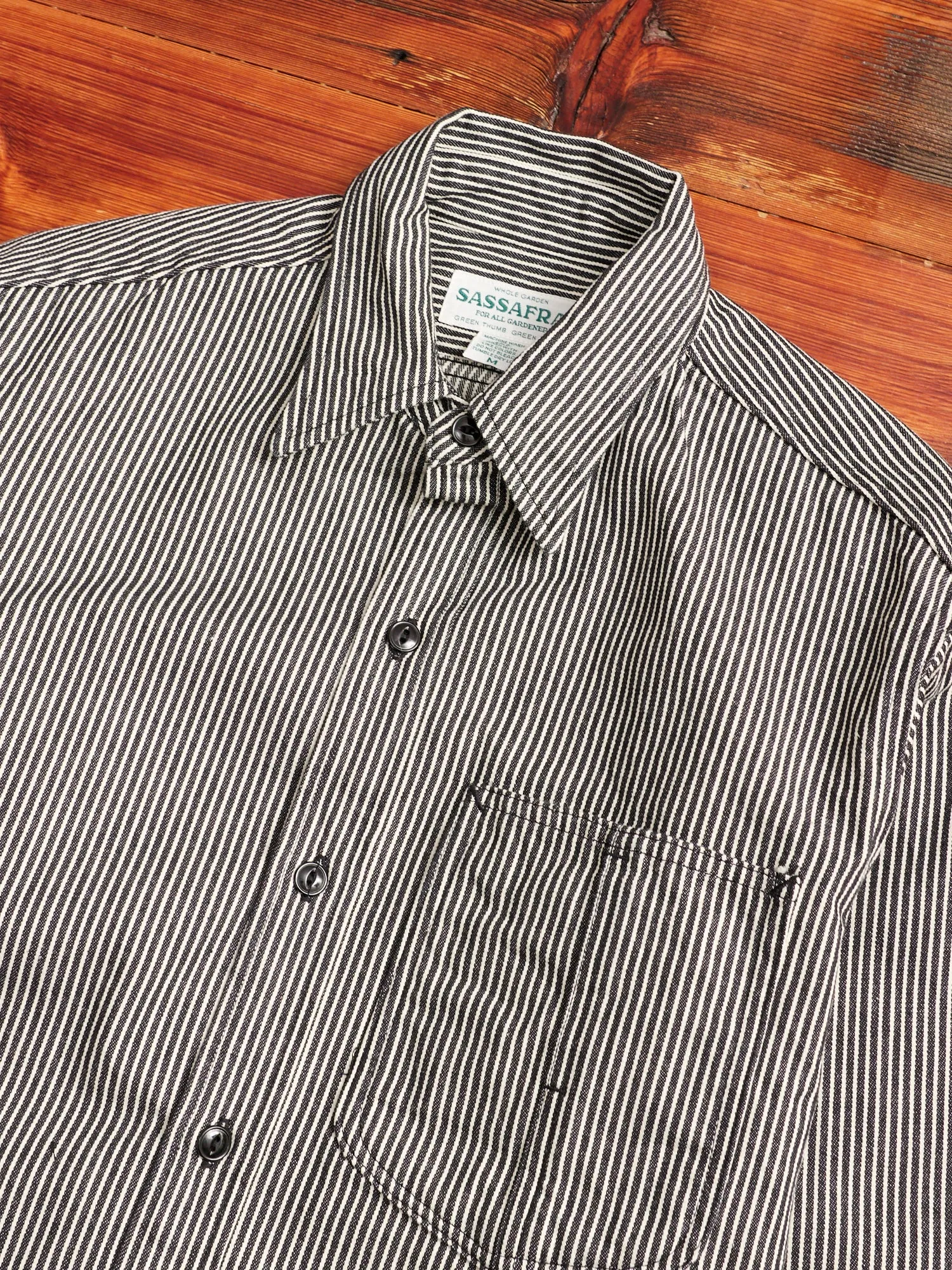 Diggin Shirt in 8oz Hickory Stripe