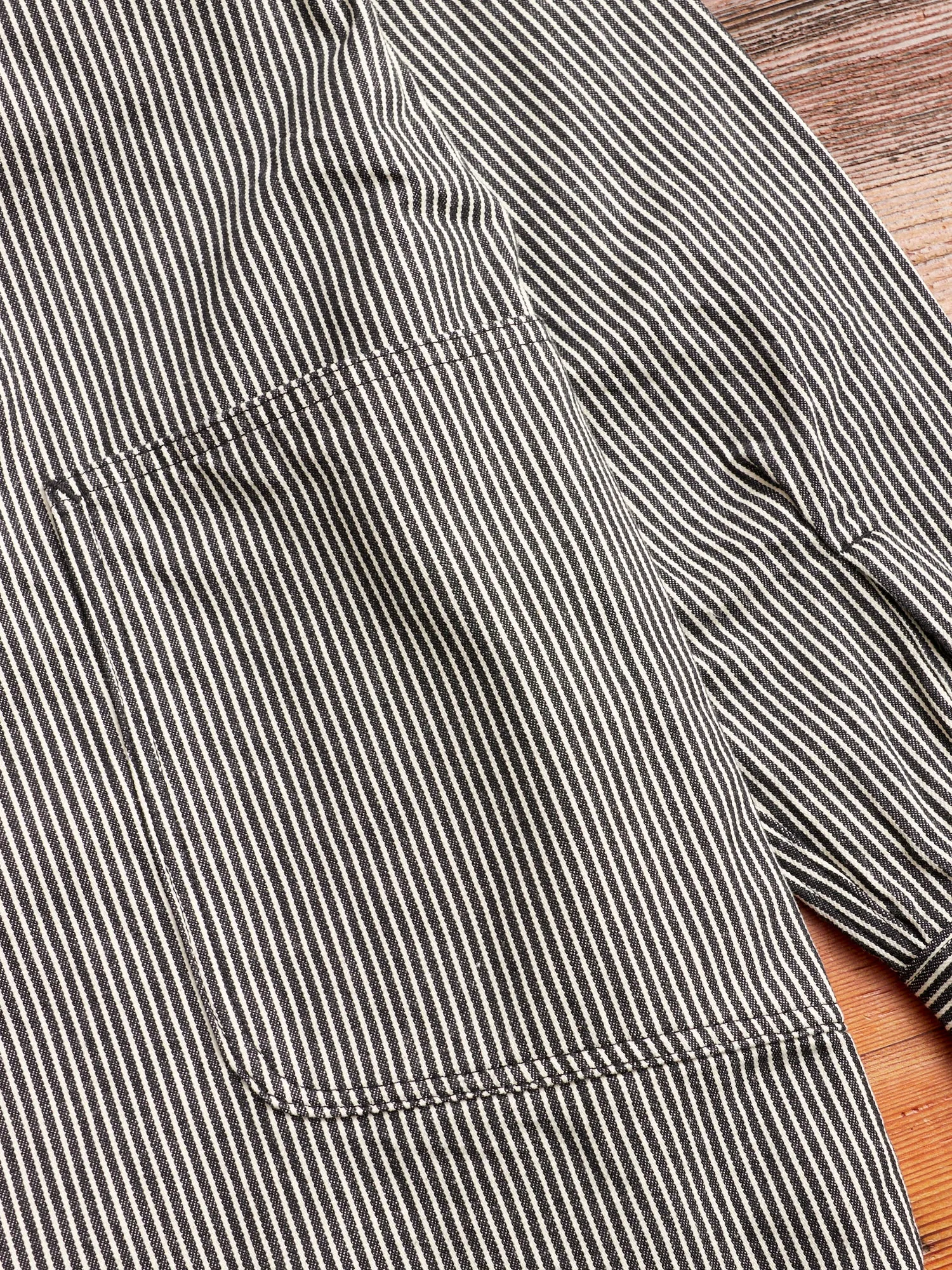 Diggin Shirt in 8oz Hickory Stripe