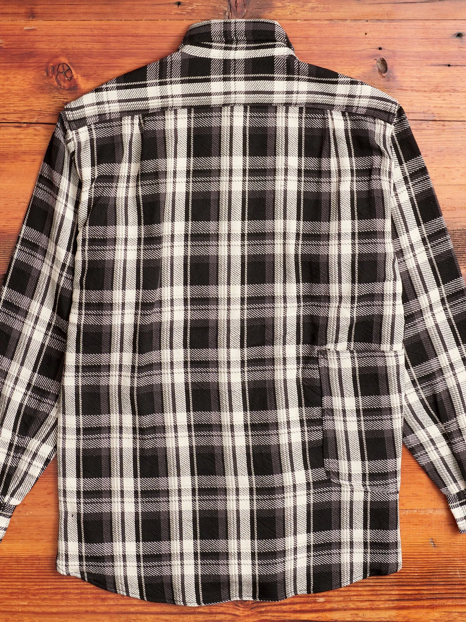 Diggin Shirt in Black Twill Check