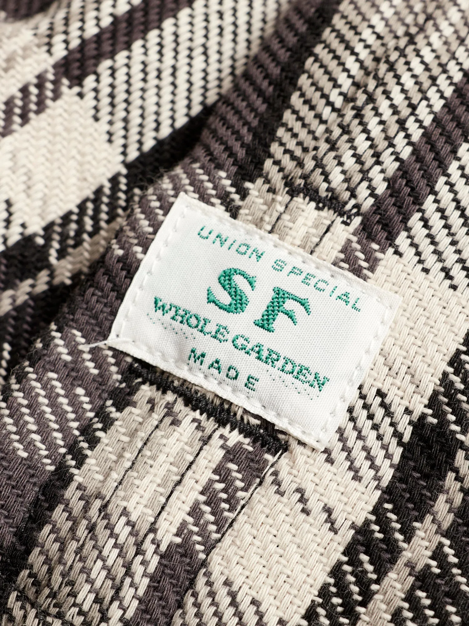 Diggin Shirt in Black Twill Check