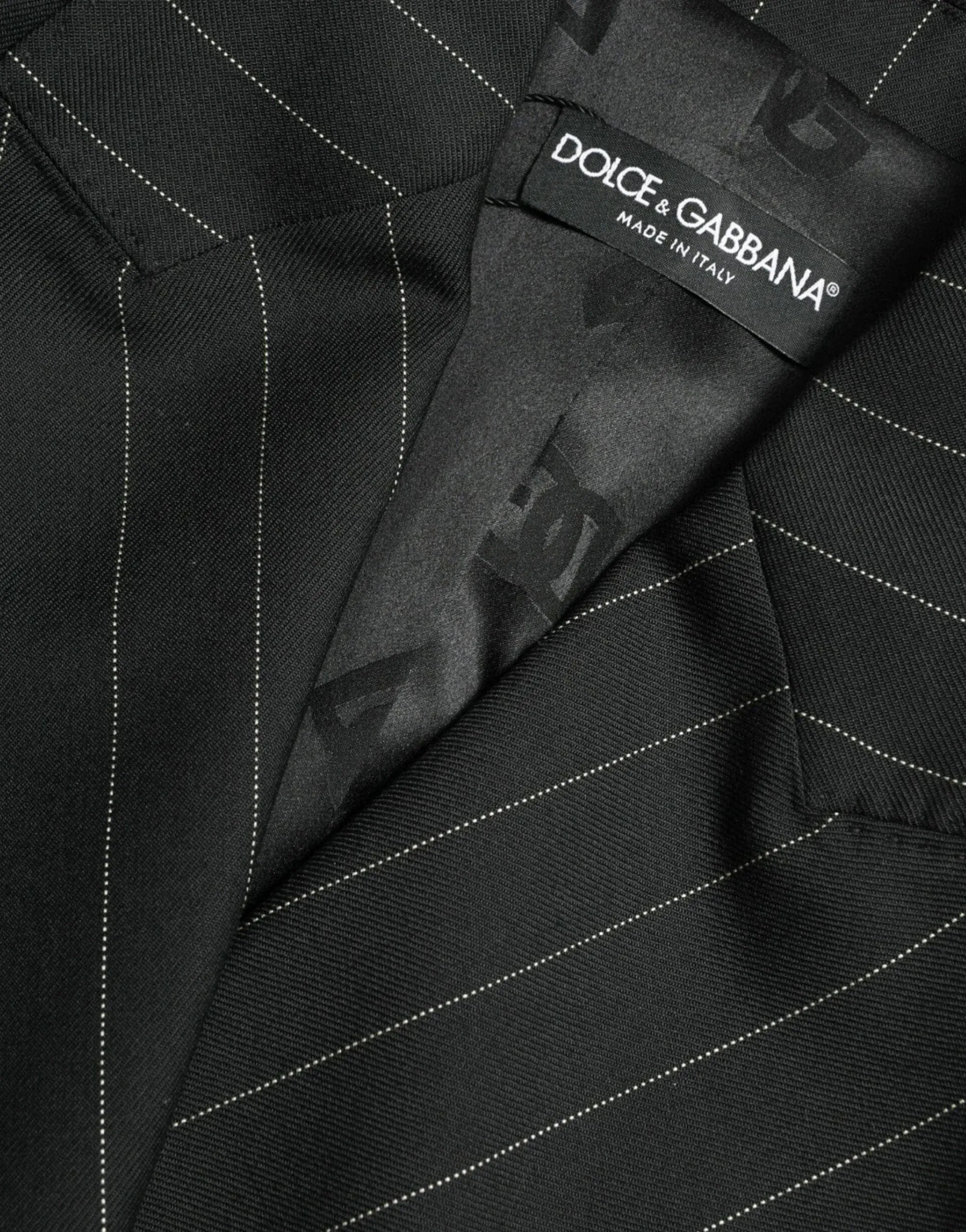 Double-Breasted Blazer With Stripes