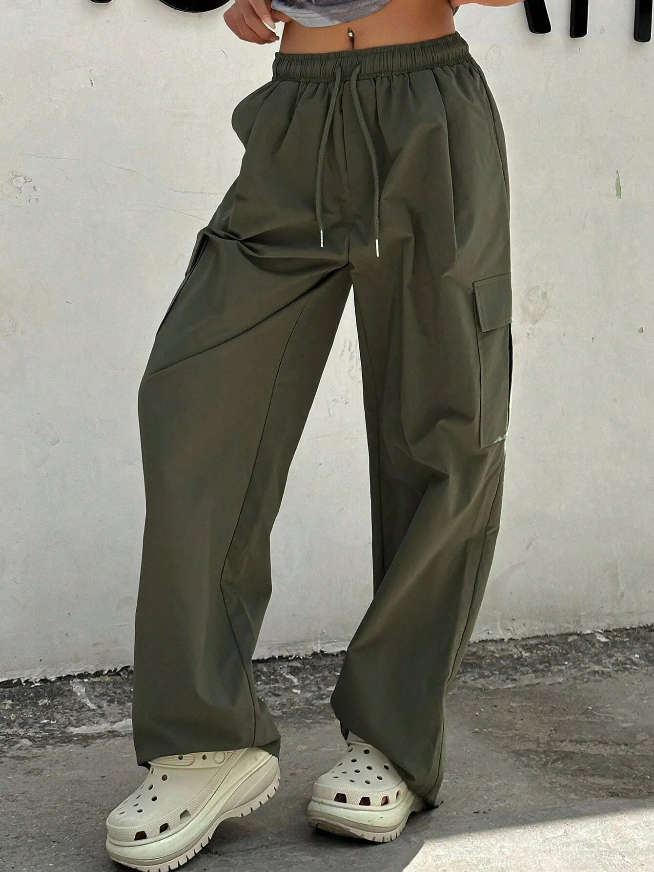 Drawstring Cargo Pant