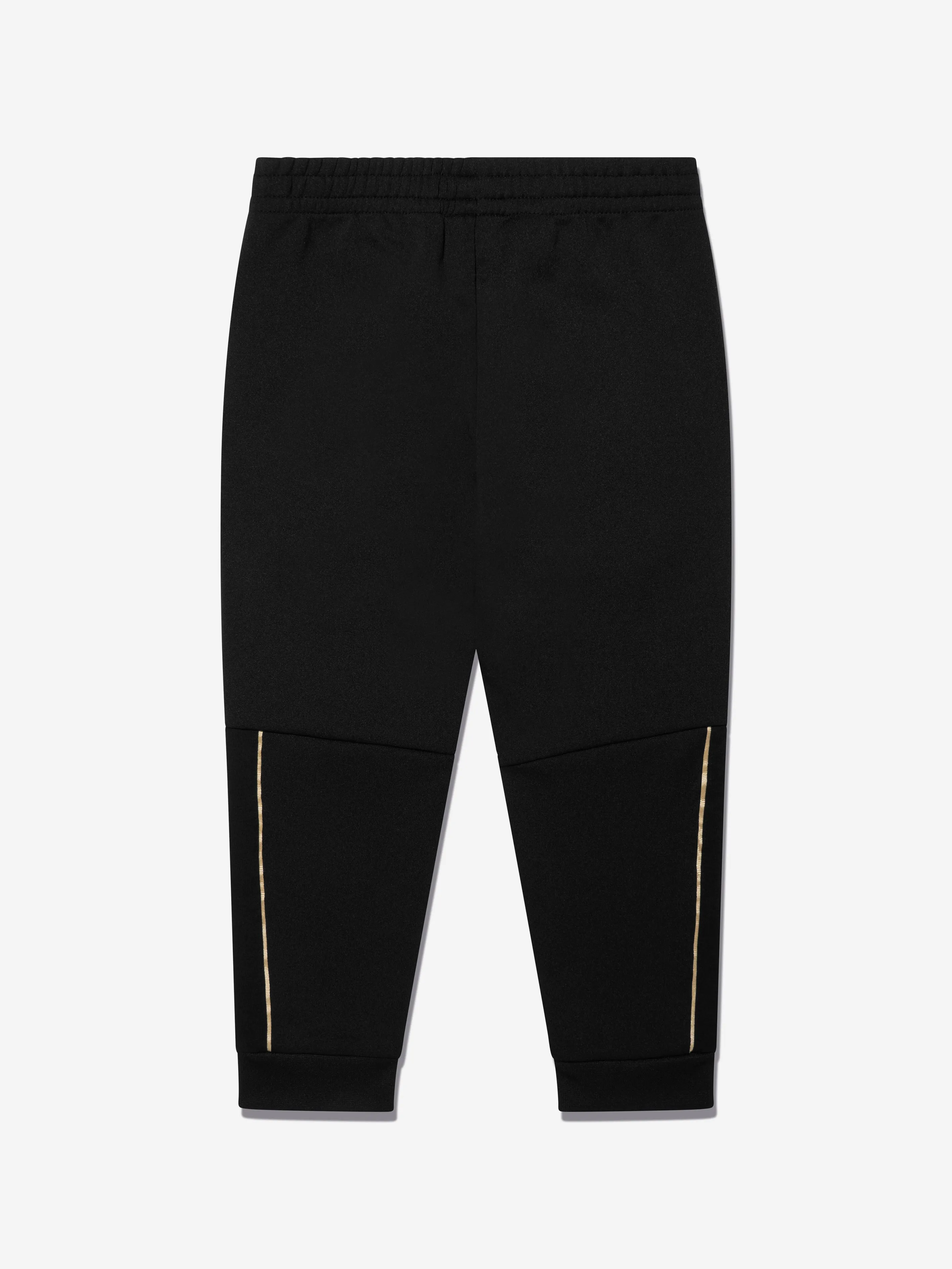 EA7 Emporio Armani Boys Train Gold Label Joggers in Black